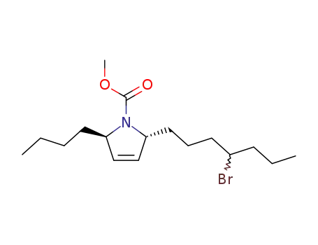 (2R,5R)-2-(4-Bromo-heptyl)-5-butyl-2,5-dihydro-pyrrole-1-carboxylic acid methyl ester