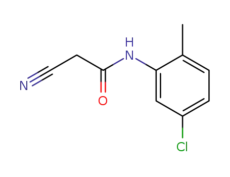 Molecular Structure of 63034-97-9 (N-(5-CHLORO-2-METHYLPHENYL)-2-CYANOACETAMIDE)