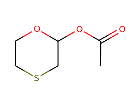 Molecular Structure of 81146-31-8 (2-acetoxy-1,4-oxathiane)