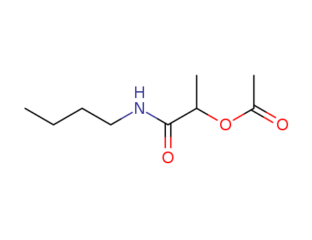 Propanamide,2-(acetyloxy)-N-butyl- cas  6306-06-5