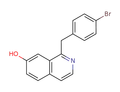 Molecular Structure of 67335-04-0 (1-(4-bromobenzyl)isoquinolin-7-ol)
