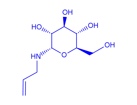 Molecular Structure of 464878-26-0 (ba-D-Glucopyranosylamine, N-2-propenyl- (9CI))