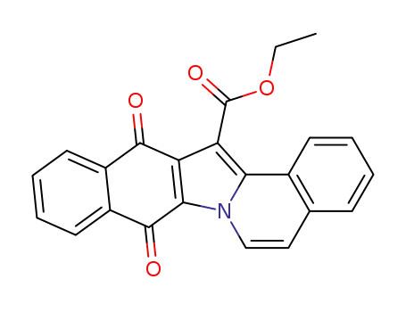 8,13-dihydro-14-ethoxycarbonylbenz[5,6]indolo[2,1-a]isoquinoline-8,13-dione