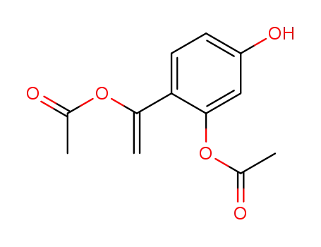 Acetic acid 2-(1-acetoxy-vinyl)-5-hydroxy-phenyl ester