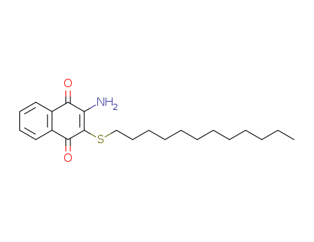 1,4-Naphthalenedione,2-amino-3-(dodecylthio)- cas  67304-42-1