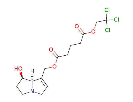 ペンタン二酸1-[(1R)-2,3,5,7aβ-テトラヒドロ-1α-ヒドロキシ-1H-ピロリザイン-7-イル]メチル5-(2,2,2-トリクロロエチル)
