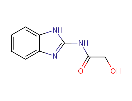 아세트아미드, N-1H-벤즈이미다졸-2-일-2-하이드록시-(9CI)
