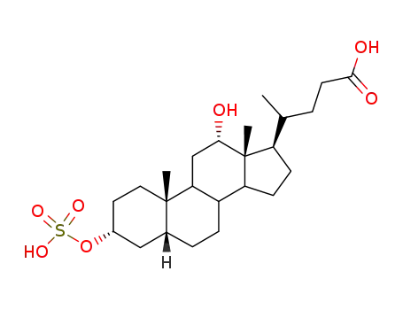(3alpha,5beta,12alpha)-12-hydroxy-3-(sulfooxy)cholan-24-oic acid