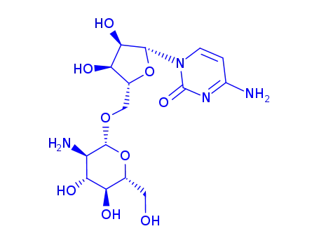5′-O-(2-아미노-2-데옥시-D-글루코피라노실)-시티딘