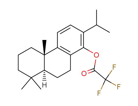 Trifluoro-acetic acid (4bS,8aS)-2-isopropyl-4b,8,8-trimethyl-4b,5,6,7,8,8a,9,10-octahydro-phenanthren-1-yl ester