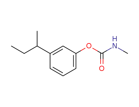 Molecular Structure of 673-19-8 (3-sec-Butylphenyl-N-methylcarbamate)