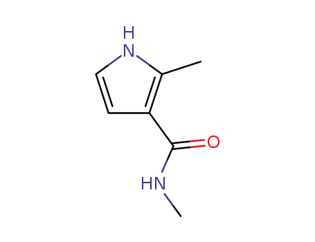Molecular Structure of 67464-85-1 (1H-Pyrrole-3-carboxamide,N,2-dimethyl-(9CI))