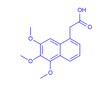 2-(5,6,7-TriMethoxynaphthalen-1-yl)acetic acid