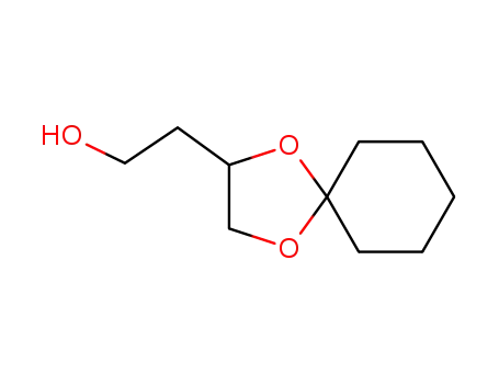 Molecular Structure of 616876-76-7 (2-(1,4-dioxa-spiro[4.5]dec-2-yl)-ethanol)