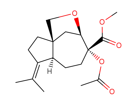 (1S,5S,8R,9R)-8-Acetoxy-4-isopropylidene-10-oxa-tricyclo[7.2.1.0<sup>1,5</sup>]dodecane-8-carboxylic acid methyl ester