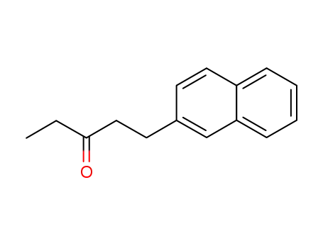 Molecular Structure of 6315-97-5 (1-(naphthalen-2-yl)pentan-3-one)