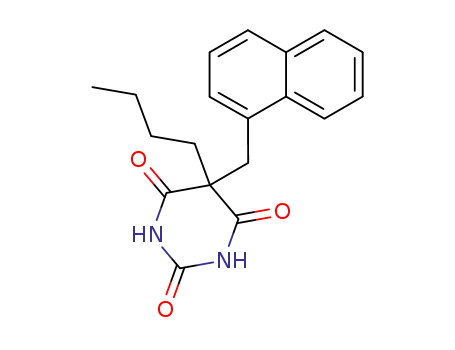 5-ブチル-5-(1-ナフチルメチル)バルビツル酸