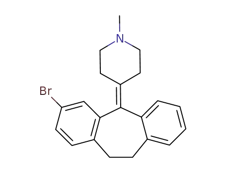 1-methyl-4-(3-bromo-10,11-dihydro-5H-dibenzo[a,d]cyclohepten-5-ylidene)piperidine