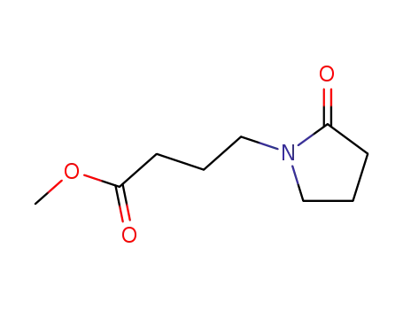 Molecular Structure of 6740-20-1 (METHYL 4-(2-OXOPYRROLIDIN-1-YL) BUTANOATE)