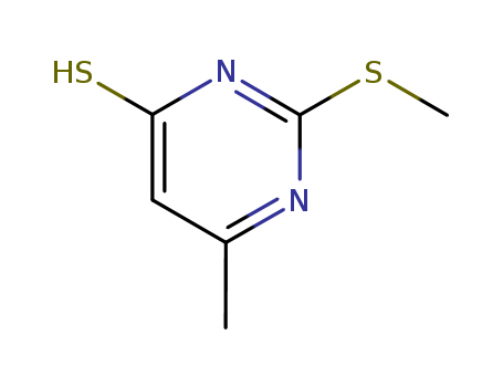 4(3H)-Pyrimidinethione, 6-methyl-2-(methylthio)-