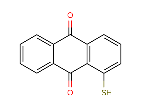 9,10-Anthracenedione, 1-mercapto- (9CI) cas  6338-09-6