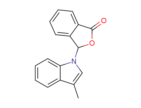 Molecular Structure of 6308-56-1 (3-(3-methylindol-1-yl)-3H-isobenzofuran-1-one)
