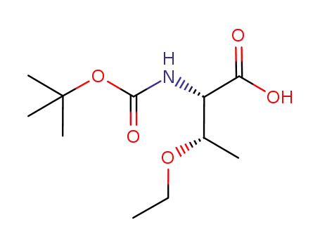 Molecular Structure of 630422-53-6 (Boc-(2S,3S)-2-amino-3-ethoxybutanoic acid)