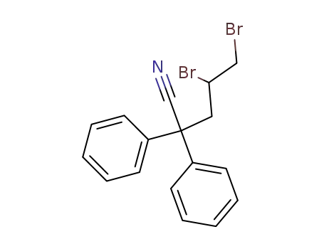 4,5-Dibromo-2,2-diphenylpentanenitrile