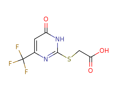 Aceticacid, 2-[[1,6-dihydro-6-oxo-4-(trifluoromethyl)-2-pyrimidinyl]thio]-