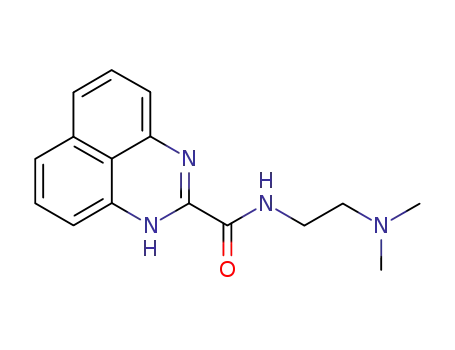 Molecular Structure of 110191-76-9 (1H-Perimidine-2-carboxamide, N-[2-(dimethylamino)ethyl]-)