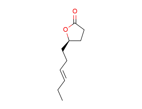 Molecular Structure of 97416-87-0 ((E)-5-(3-hexenyl)dihydrofuran-2(3H)-one)