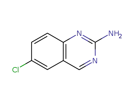 Molecular Structure of 20028-71-1 (6-chloroquinazolin-2-amine)