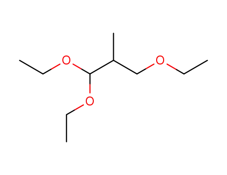 Molecular Structure of 67233-88-9 (1,1,3-triethoxy-2-methylpropane)