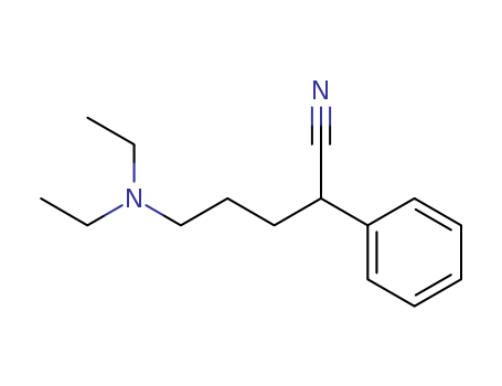 5-diethylamino-2-phenyl-pentanenitrile