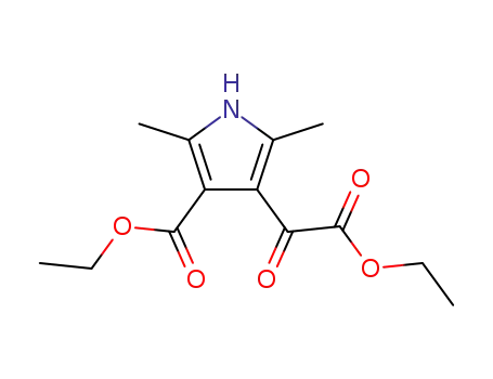 Molecular Structure of 6315-17-9 (ethyl 4-[ethoxy(oxo)acetyl]-2,5-dimethyl-1H-pyrrole-3-carboxylate)