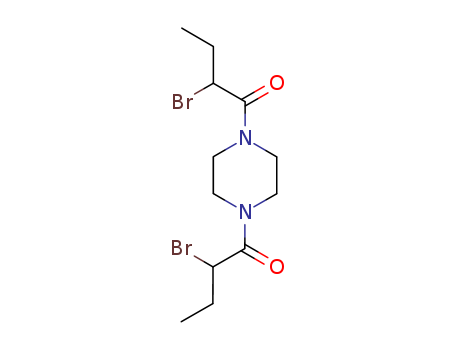 Piperazine,1,4-bis(2-bromo-1-oxobutyl)- (9CI)