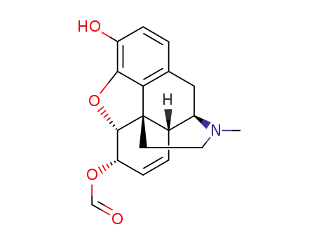 7,8-Didehydro-4,5α-epoxy-17-methylmorphinan-3,6α-diol 6-formate