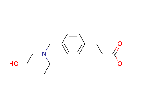 methyl 3-[4-[[ethyl(2-hydroxyethyl)amino]methyl]phenyl]propanoate
