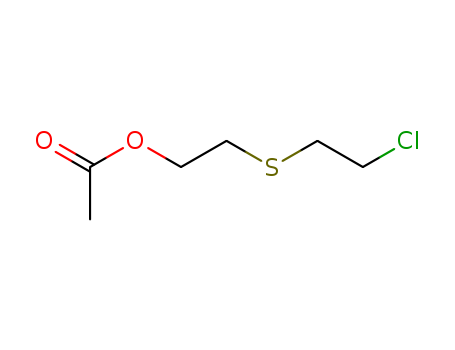 Ethanol,2-[(2-chloroethyl)thio]-, 1-acetate cas  6321-47-7