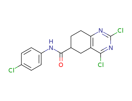 6-Quinazolinecarboxamide,2,4-dichloro-N-(4-chlorophenyl)-5,6,7,8-tetrahydro- cas  6318-01-0