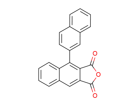 Molecular Structure of 4444-28-4 ([1,2']binaphthyl-2,3-dicarboxylic acid-anhydride)