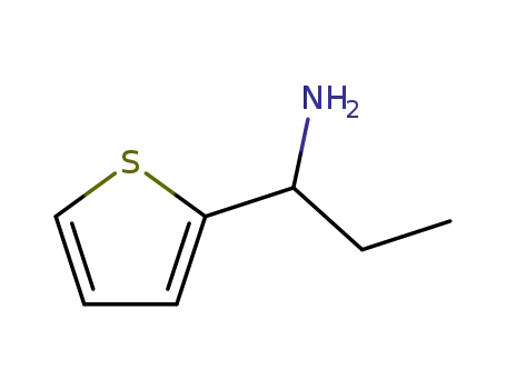 Molecular Structure of 6315-55-5 (1-thien-2-ylpropan-1-amine)