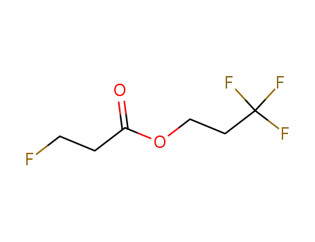 Molecular Structure of 86884-11-9 (3-Fluoro-propionic acid 3,3,3-trifluoro-propyl ester)