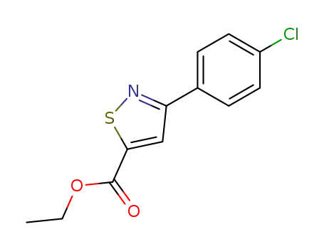 Ethyl-3-(p-chlorphenyl)-isothiazol-5-carboxylat