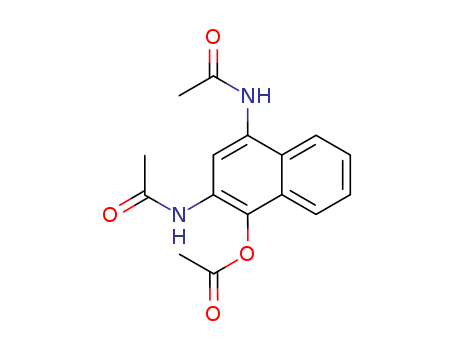 Acetamide,N,N'-(4-hydroxy-1,3-naphthylene)bis-, acetate (ester) (8CI)