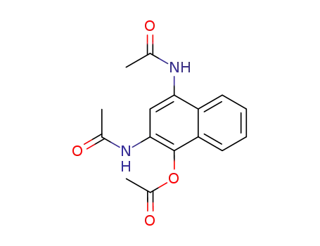 (2,4-Diacetamidonaphthalen-1-yl) acetate