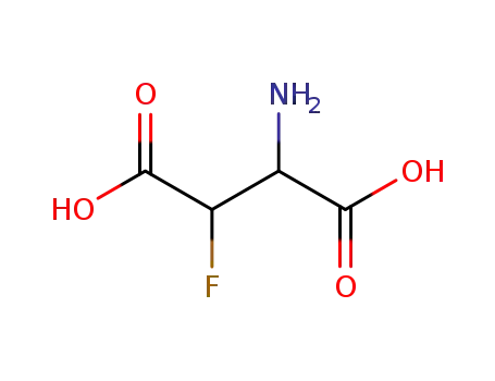Molecular Structure of 95530-04-4 (L-Aspartic acid, 3-fluoro- (9CI))