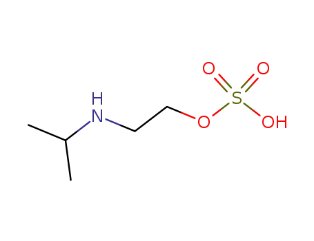 Molecular Structure of 42215-22-5 (sulfuric acid mono-(2-isopropylamino-ethyl) ester)