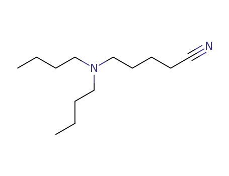 Molecular Structure of 6344-37-2 (5-(dibutylamino)pentanenitrile)