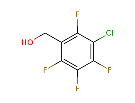 Molecular Structure of 67640-29-3 (3-Chloro-2,4,5,6-tetrafluorobenzylalcohol)